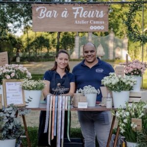 Bar &agrave; fleurs mariage