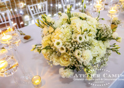 Bouquet mariage fleurs blanches