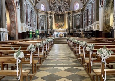 Eglise Saint Jacques Muret, décoration église Toulouse, décoration mariage église