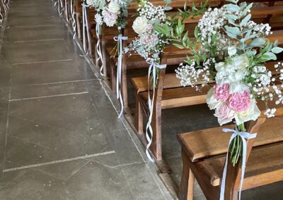 Bouquet mariage église