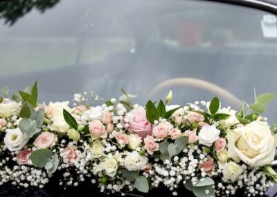 Décoration voiture mariage Toulouse