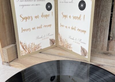 Guest book vinyl