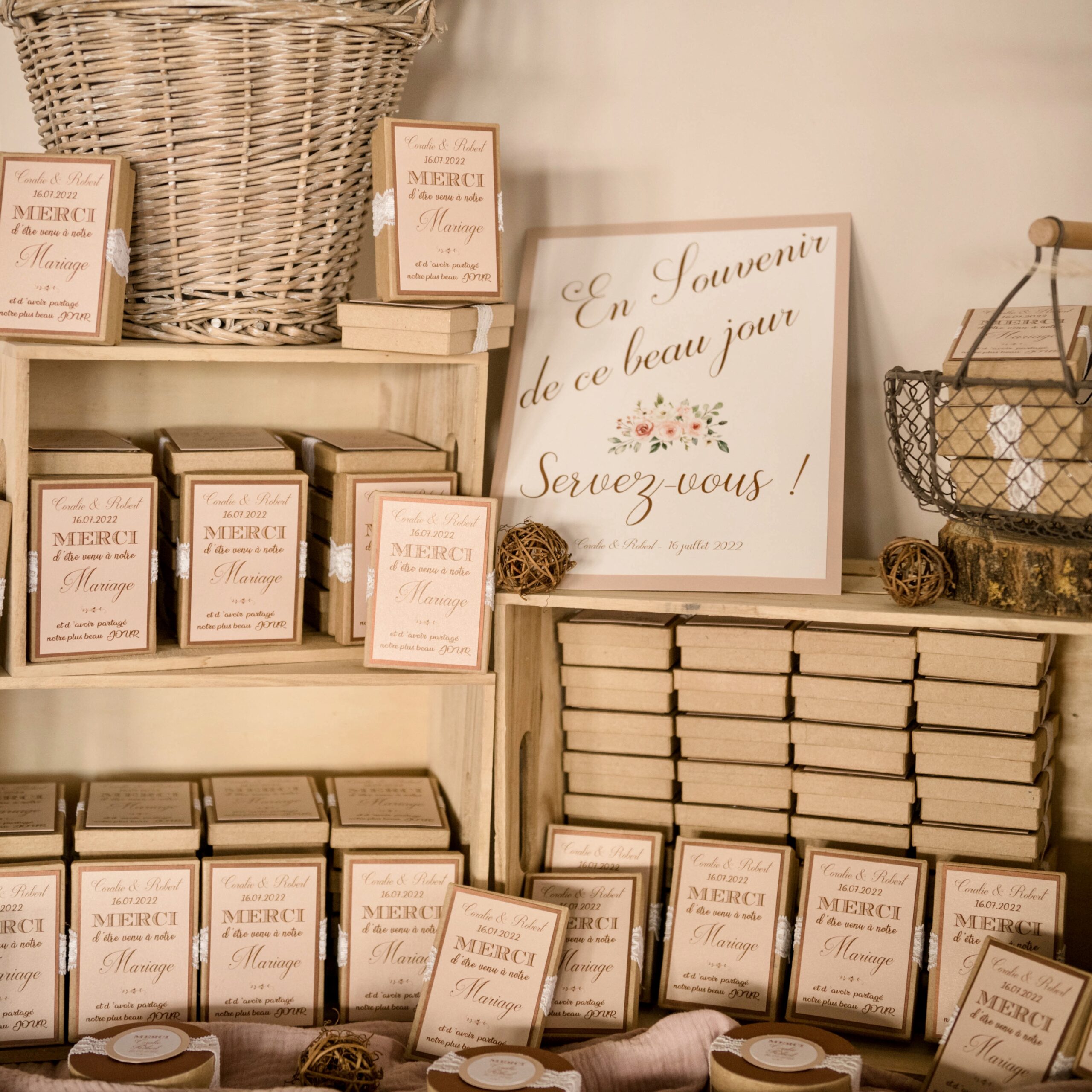 affiche cadeaux invités mariage