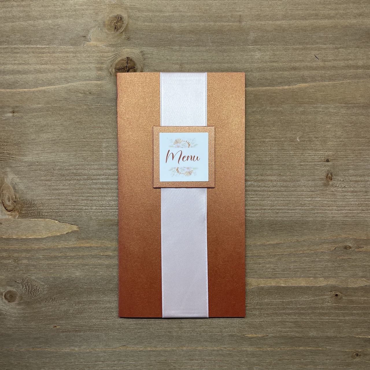 carte-de-menu-mariage-terracotta carte menu mariage hippie chic