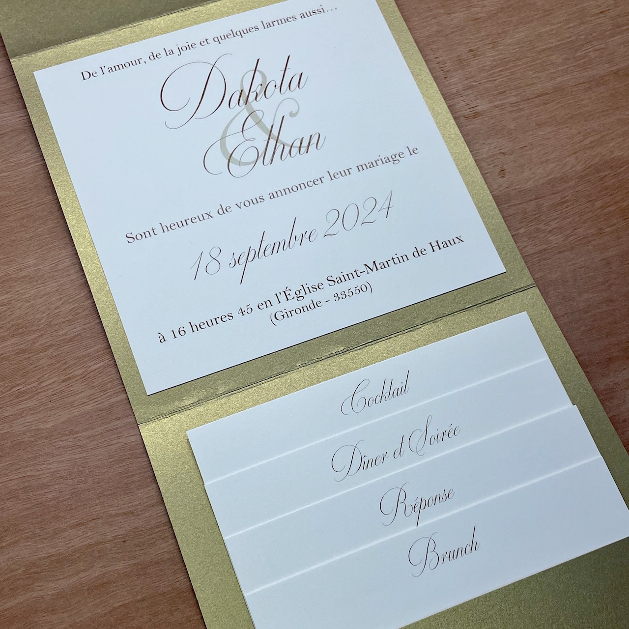 faire-part-chic-et-elegant faire-part mariage avec pochette et cartes