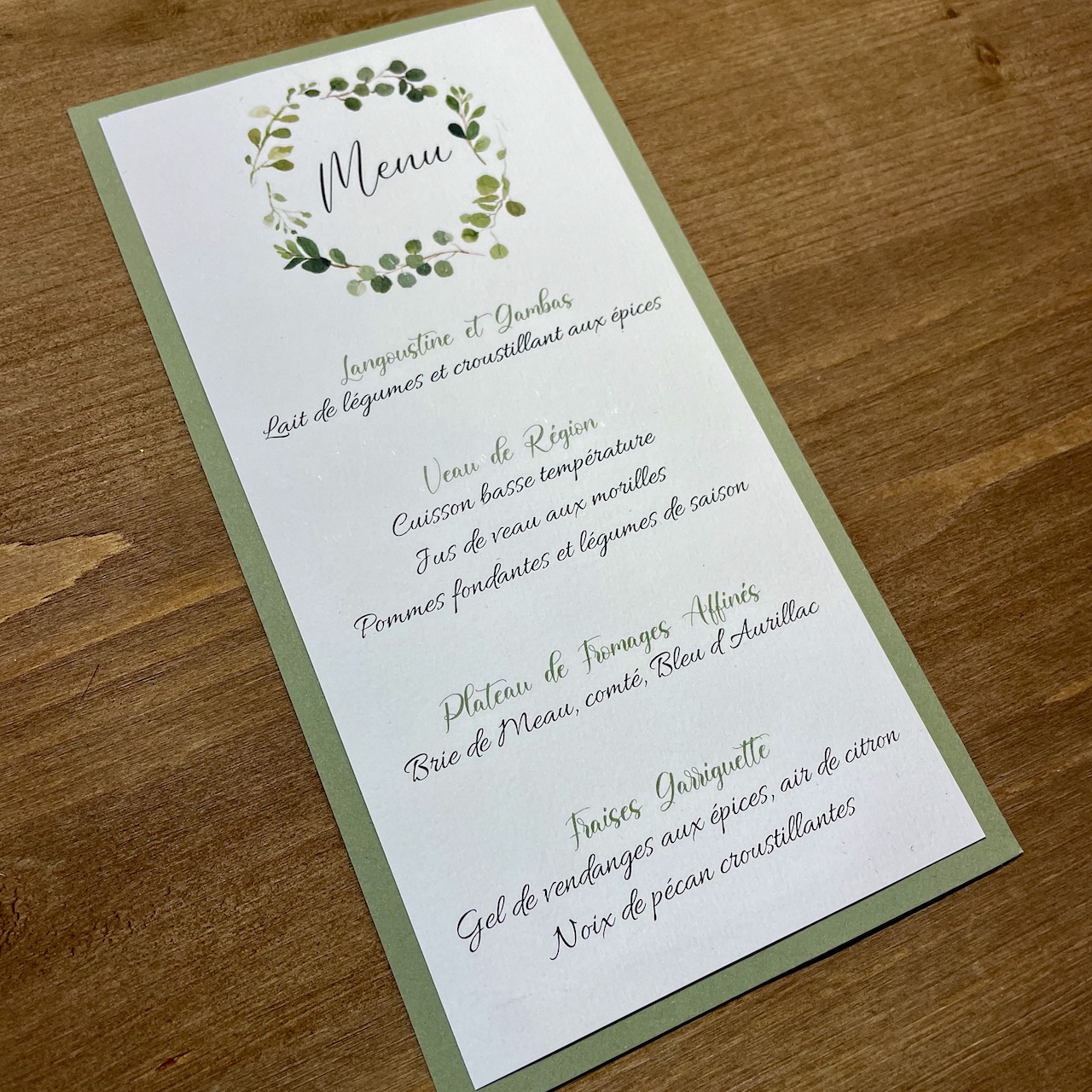 menu-mariage-eucalyptus-simple carte de menu simple eucalyptus