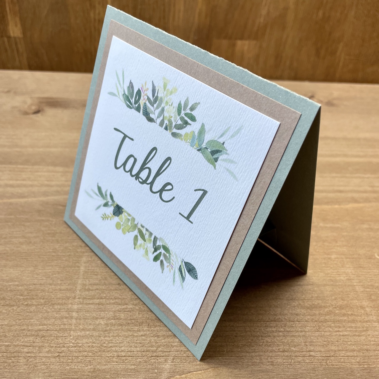 numero-de-table-mariage-nature-chic numéro de table mariage thème rustique chic