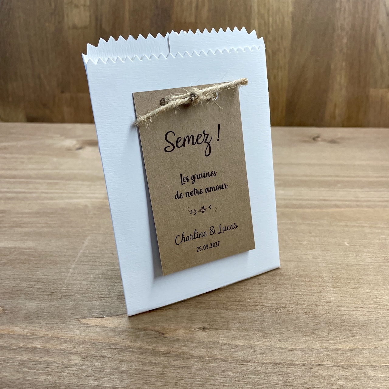 sachet-graines-a-semer-mariage sachet graines à semer mariage champêtre