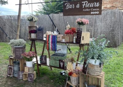 Bar à Fleurs, mariage exclusif