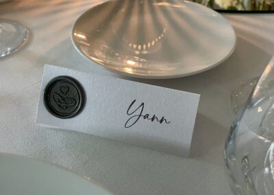 Etiquette invité mariage cachet de cire