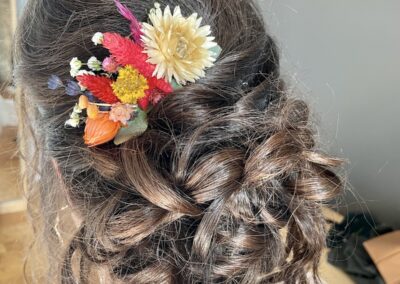 Fleurs peigne mariée