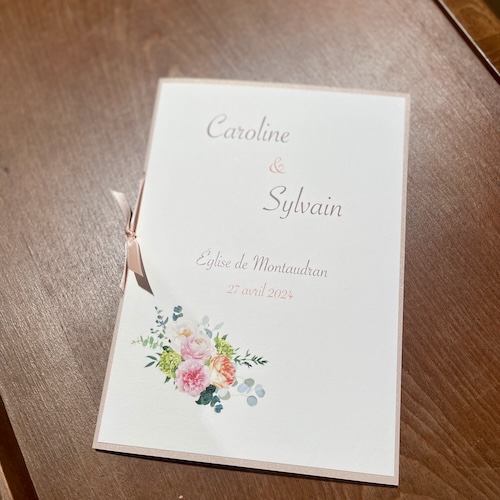 livret de cérémonie mariage toulouse