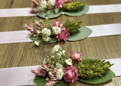 Bracelets de fleurs mariage