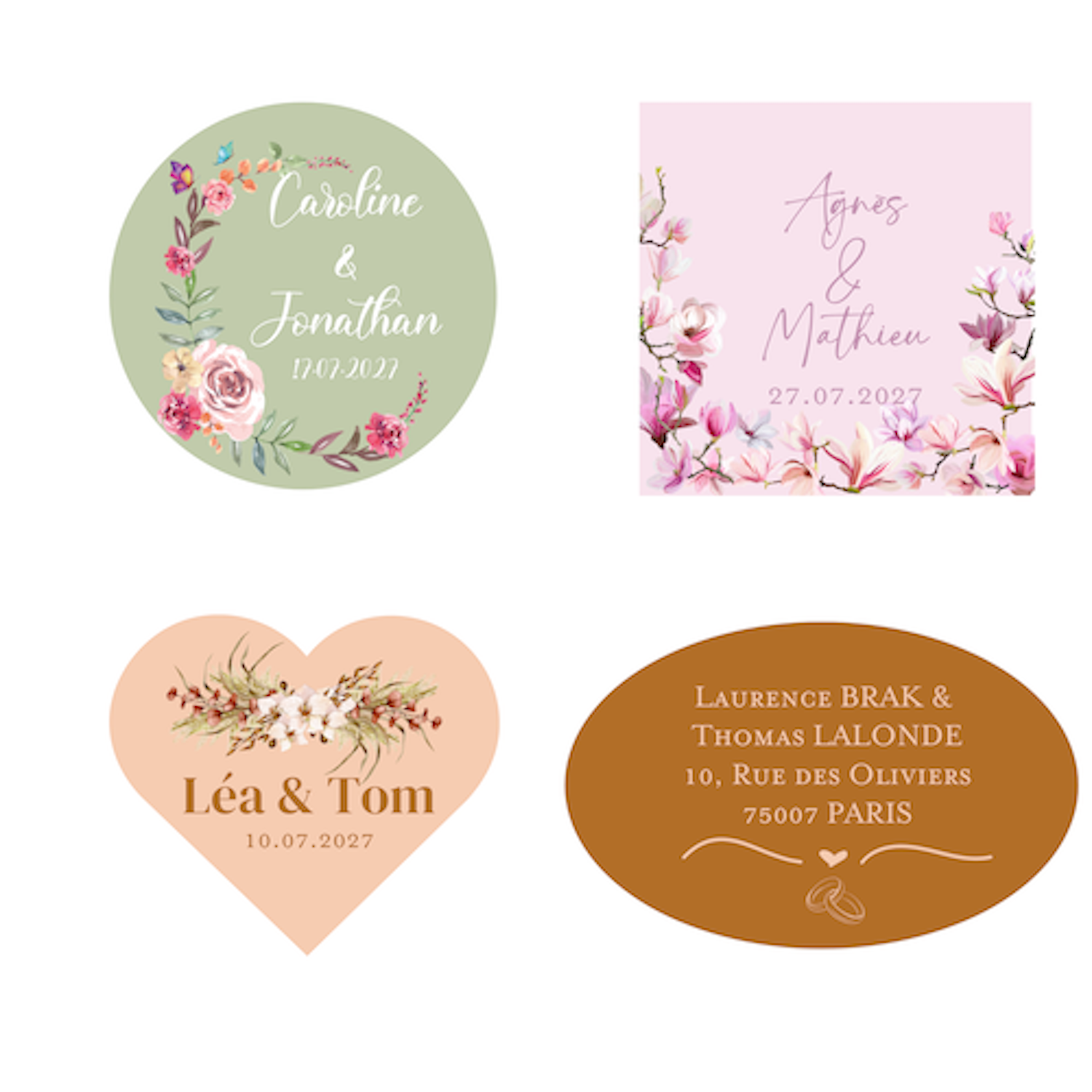 mot invité sur disque vinyle mariage