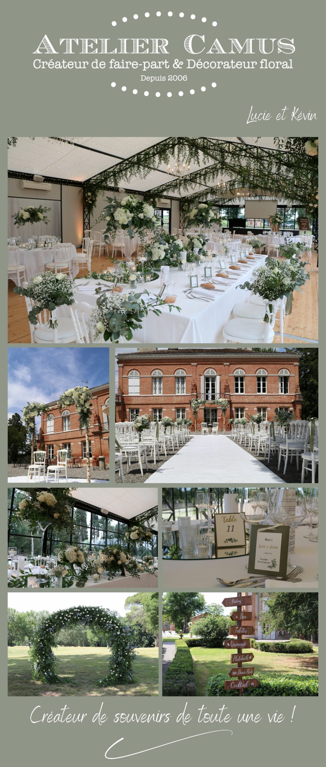 Mariage chic et classe<br />
Mariage élégant et raffiné<br />
Mariage de rêve